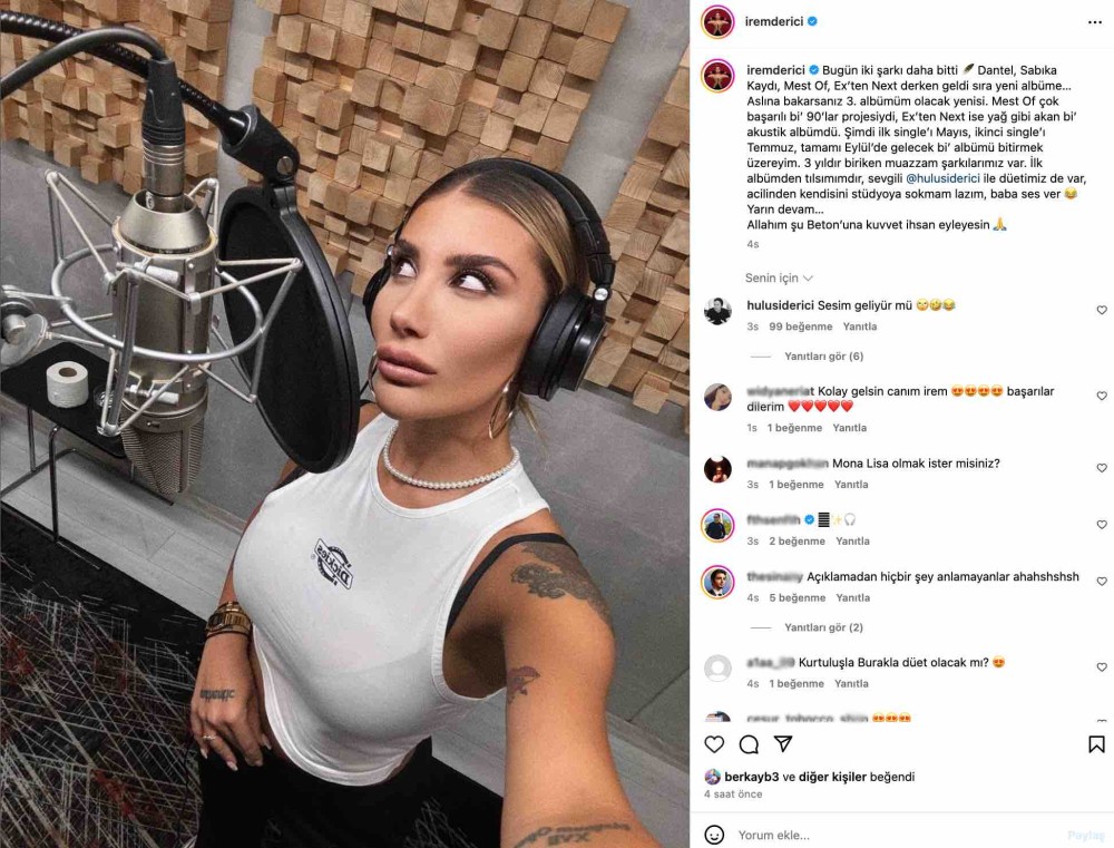 irem derici den yeni album mujdesi gundem oldu